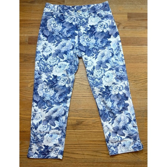 Lauren Ralph Lauren Pants - Lauren Ralph Lauren floral printed cropped pant 12